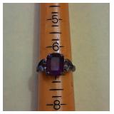 Fashion Ring Size 7 Marked Sterling