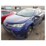 2014 Toyota Rav4 2T3ZFREV5EW108955 Blue
