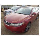 2010 Kia Forte KNAFU4A21A5837802 Red