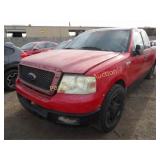 2004 Ford F-150 1FTPX12594NB11714 Red