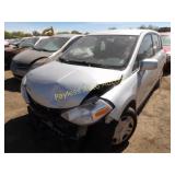 2010 Nissan Versa 3N1BC1CP3AL424374 Gray