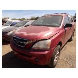 2004 Kia Sorento KNDJD733X45298606 Red