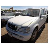 2002 Mercedes ML-320 4JGAB54E42A340990 White