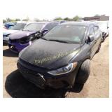 2018 Hyundai Elantra KMHD84LF6JU475580 Black