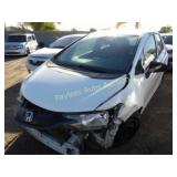 2015 Honda Fit 3HGGK5H56FM721050 White