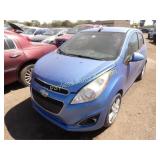 2015 Chevrolet Spark KL8CD6S9XFC784252 Blue