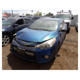 2014 Kia Forte KNAFZ6A31E5254254 Blue
