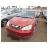 2006 Toyota Corolla 1NXBR32E46Z618217 Red