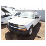 2001 Chevrolet S-10 1GCCS19561K166587 White