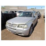 2008 BMW X3 WBXPC93448WJ08495 Silver