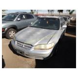 2002 Honda Accord 1HGCG56592A158666 Silver
