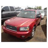 2003 Subaru Forester JF1SG65603H725825 Red