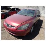 2003 Honda Accord JHMCM56683C084015 Red