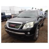 2008 GMC Acadia 1GKEV23778J115183 Black