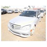 2010 Mercedes C-Class WDDGF5EB2AF391712 Silver