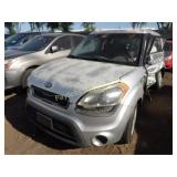 2013 Kia Soul KNDJT2A52D7538813 Silver