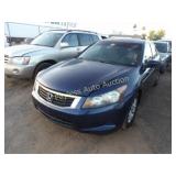 2008 Honda Accord JHMCP26498C042920 Blue
