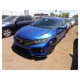 2018 Honda Civic SHHFK7H59JU429393 Blue
