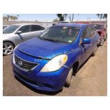 2014 Nissan Versa 3N1CN7AP2EL859722 Blue