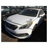 2016 Hyundai Sonata 5NPE34AF4GH433647 White
