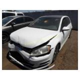 2015 Volkswagen Golf 3VW217AU5FM007271 White