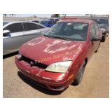 2005 Ford Focus 1FAFP34N95W201080 Red