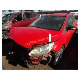 2013 Ford Focus 1FADP3F24DL374337 Red