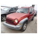 2005 Jeep Liberty 1J4GK48K65W690731 Red