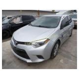 2016 Toyota Corolla 2T1BURHE1GC566055 Silver