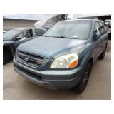 2005 Honda Pilot 5FNYF18545B059066 Green