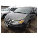 2011 Honda Odyssey 5FNRL5H60BB021956 Gray