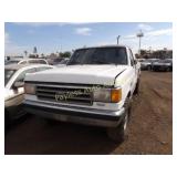 1991 Ford F-150 1FTEX14YXMKA52432 White
