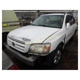 2004 Toyota Highlander JTEDP21A140019769 White