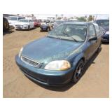 1997 Honda Civic JHMEJ657XVS015322 Green