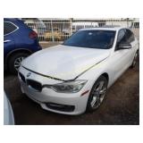 2013 BMW 335i WBA3F9C56DF483629 White