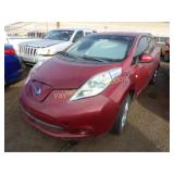 2012 Nissan Leaf JN1AZ0CP4CT024522 Maroon
