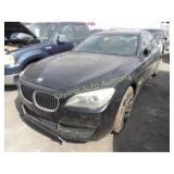 2012 BMW 750LI WBAKB8C52CDX20497 Black