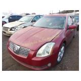 2006 Nissan Maxima 1N4BA41E56C802368 Red