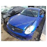 2006 Infiniti G35 JNKCV54E06M706841 Blue