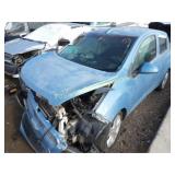 2015 Chevrolet Spark KL8CB6S99FC800219 Lt blue