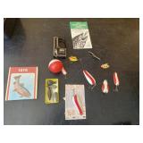 Vintage 1970s Fishing Lures and Guide