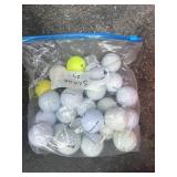 Bag of Assorted Golf Balls