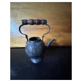 Vintage Teapot with Wooden Handle