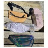 Assorted Fanny Packs / Over the Shoulder & Shoes