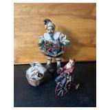 Elderly Elf & Santa on Tricylce Collectibles