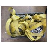 Bin of Rope & Tow Straps