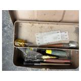 Assorted Tools & Vintage Tool Box