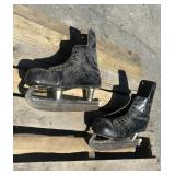 Vintage 1960s-70s Hockey Skates Mastercraft Black