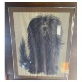 Vintage 1970s Dog Art