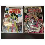 She Hulk #1 and Dazzler Comics